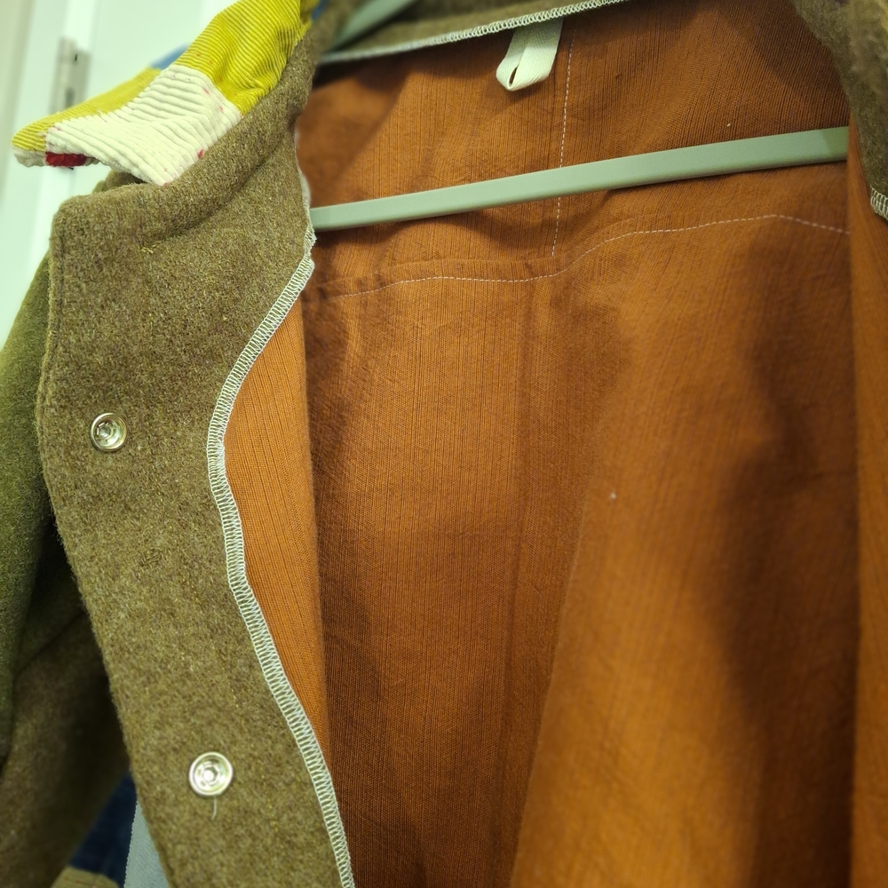 Patchwork Kids Jacket - Brown and Multicolor - image 4